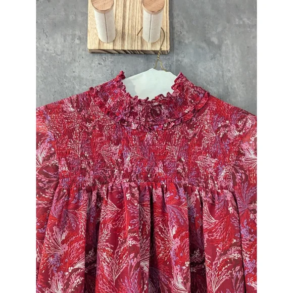 Women BCBG generation Dress size 6 red & pink - Picture 4 of 13